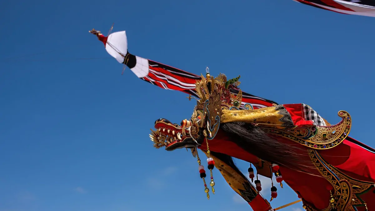 Bali Kite Festival Sanur giant traditional kites flying Bali dry season