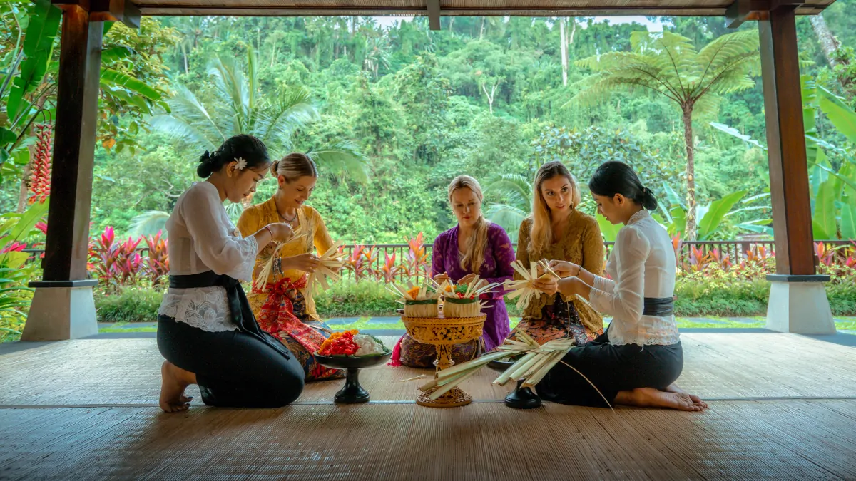 Exclusive experiences Bali luxury travel cultural experience