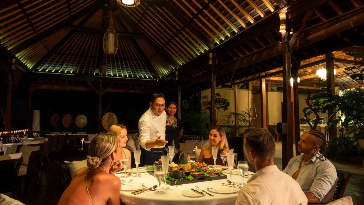 Exclusive luxury dinner Bali private gathering invitation only